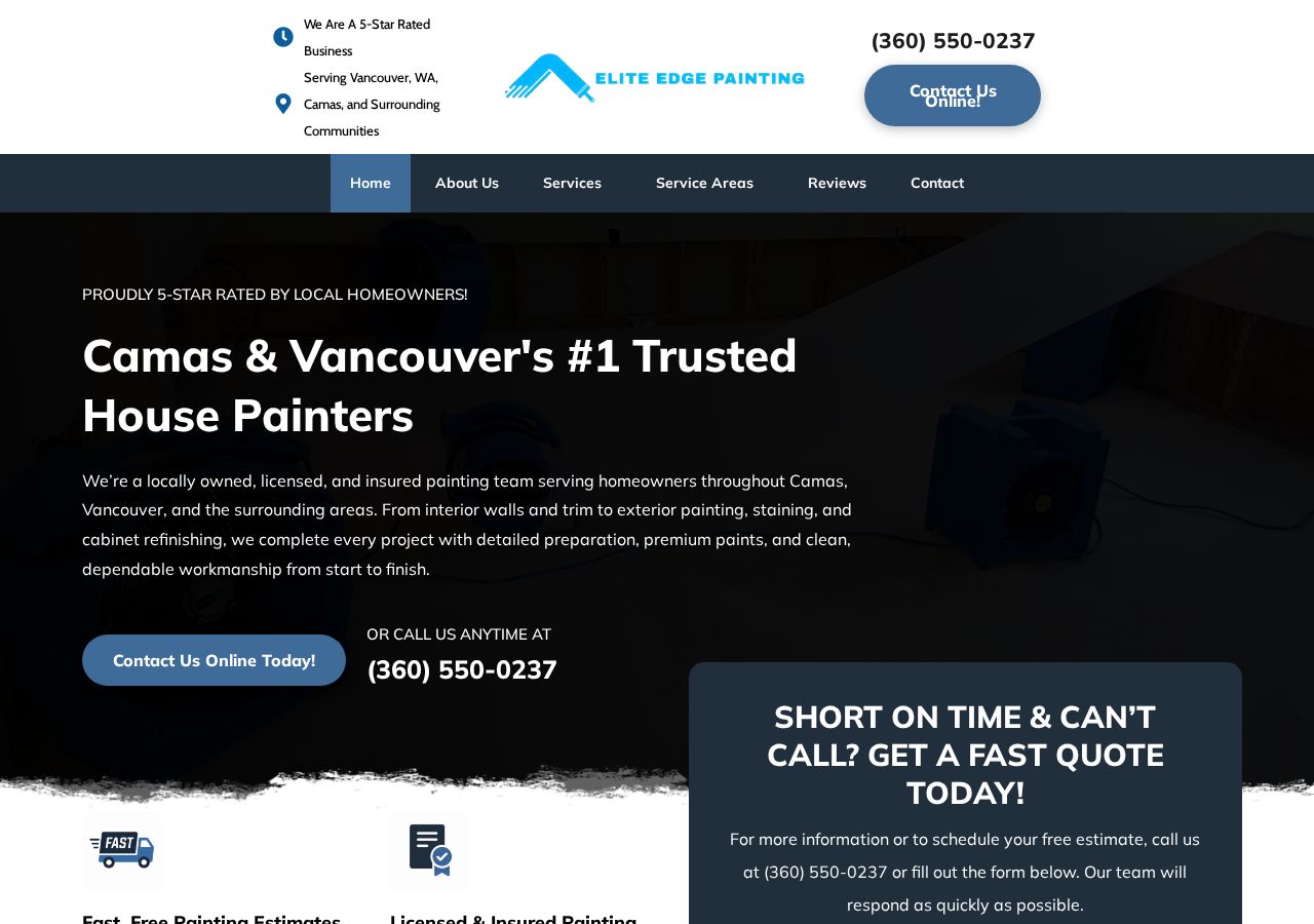 Elite Edge Painting website preview